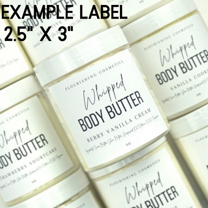 [PRIVATE LABEL] Whipped Body Butter (HOLIDAY)